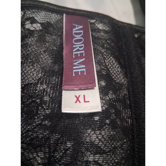 Adore Me Whimsigoth Witchy Fairygoth Women's Size XL Lace Boned Darkcore Corset - Picture 9 of 12